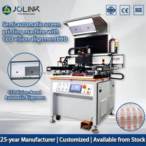 Semi-Automatic Multicolor 1-Station Flatbed Screen Printing Machine Label Printer