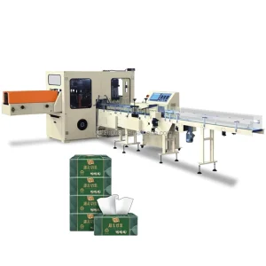Servo Motor Tissue Napkin Packing Machine with Thermal Sealing