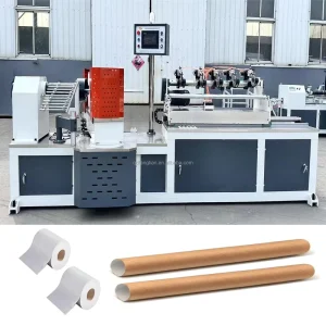 Servo Tissue Paper Tube Slitting and Core Making Machine for Kitchen and Toilet Tissue Rolls