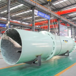 Single Cylinder High Efficiency CE Certified Rotary Dryer with Gear & Pump for Coal Slag Sand Grain Organic Fertilizer Drying