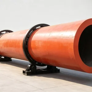 Single Cylinder Rotary Dryer Adjustable Dehydration Machine for Mineral Powder and Granules Chemical Raw Materials