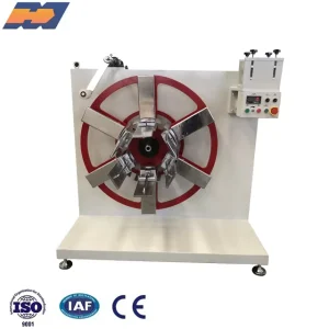 Single Disk Winder Plastic Pipe Coiler Winding Machine