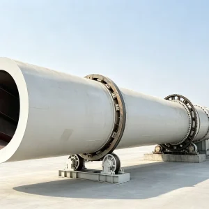 Single Drum Rotary Dryer for Gypsum and Clay Building Material Production