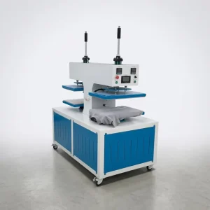 Single Head Semi-Automatic Embossing Machine Glue Planting Equipment for Fabric 3D Concave Convex Stamping
