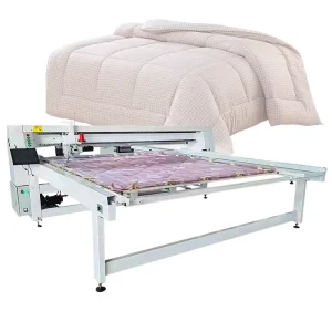 Single-Needle Double-Head Computerized Longarm Quilting Machine with Automation