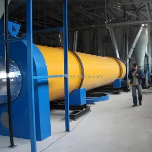 Single Pass Rotary Dryer for Coal Powder Slag Clay Drying SUS316L Automatic Temperature Control