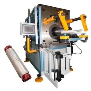 Single-Phase Stator Winding and Insertion Machine for Electric Pump Motor Coils