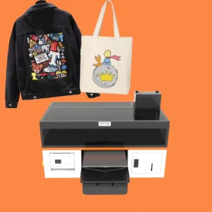 Single-Station DTG Printer with 2 PCS KS1680H Heads, High-Resolution Digital Garment Textile Printer