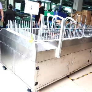 Small Automatic Painting Line for Camera Housings Custom Spray System for Security Equipment Manufacturing