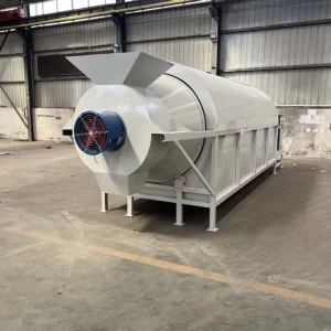 Small Drum-Type Electric Sand Dryer, Quartz Sand Drying Equipment, Automatic Temperature-Controlled Industrial Dryer