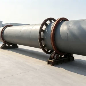 Small Single Drum Rotary Dryer for Rice Husk and Straw Biomass Fuel Processing