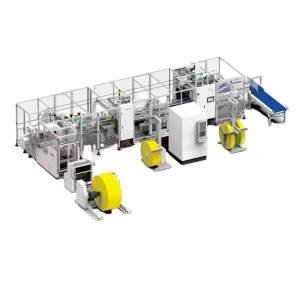 Smart High-Speed Valve Bag Making Machine for Soft Loop Handle Shopping Bags, 110-140 Pcs/min, PLC Motor Driven, OEM/ODM Available