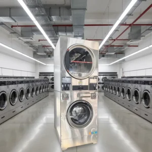 Smart Inverter Full Automatic Laundry Washing Machine Energy Saving PLC Control for Professional Laundry Shop Service