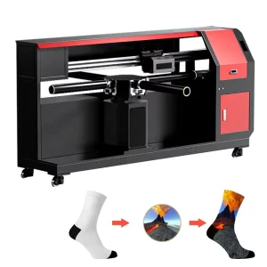 Socks Production Digital Rotary Inkjet Cotton Socks Printer Machine with I1600 Print Head