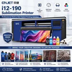 Sublimation Printer with Stable Ink Output for Long-Time Continuous Textile Production Factory