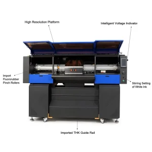 T808 800mm DTF Printer with 8 I3200-A1 Heads, Heavy-Duty PET Film Printing Machine for Garment Factory
