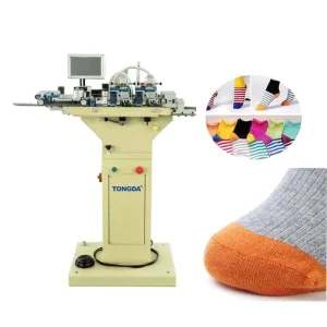 TD-282 High-Efficiency 3D Motorized Socks Toe Linking Machine for Socks and Knitwear