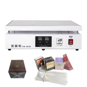 TW-4030 Manual Gift Box Wrapping Machine with BOPP Film Heat Sealing for Perfume Boxes