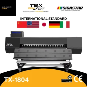 TX-1804 Textile Sublimation Printing Machine, 1.8m Width, 4 I3200 Printheads