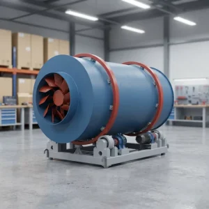 Three-Drum Rotary Dryer for Sand and Wood Chips