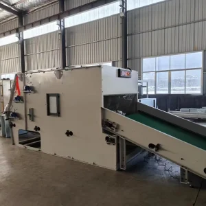 Three-Roller Fiber Blending Machine with Weighing System for Mixing Various Fibers