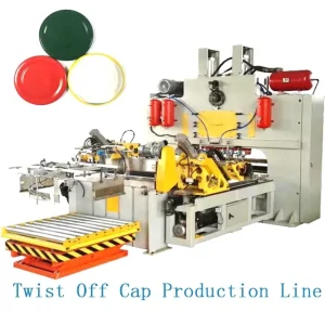 Tinplate Metal Cap Making Machine Twist-Off Cap Production Line