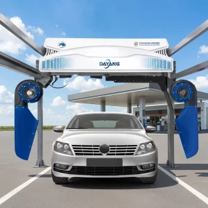 Touchless Automatic Steel Tunnel Car Wash System with 24H Unmanned Operation Low-Noise Motor for Commercial Vehicles
