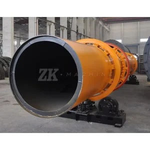 Triple Pass Biomass Rotary Dryer for Sawdust with Sun-Drying Racks