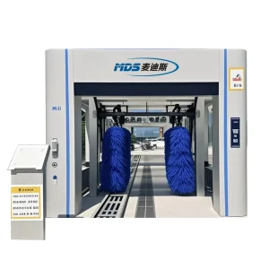 Tunnel Car Washer, Single-Track Automatic Car Washing Machine with Foam Waxing Cleaning Equipment