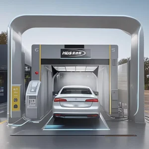 Tunnel Car Washer, Single-Track, Automatic Foam Waxing Cleaning Equipment