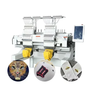 Two-Head 15-Needle Embroidery Machine