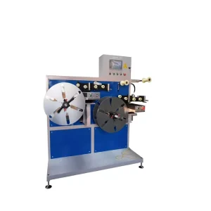 Two-Position Winding Machine for Rubber, Silicone, and Plastic Flexible Tubes and PVC Pipes