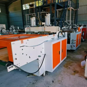 Used 600 mm Hot-Cutting Bag Making Machine for PE Shopping Bags