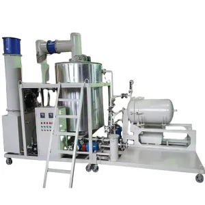 Used Black Engine Oil Bleaching to Yellow Oil Recycling Machine