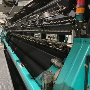 Used German High-Speed Full-Width Weft Insertion Warp Knitting Machine