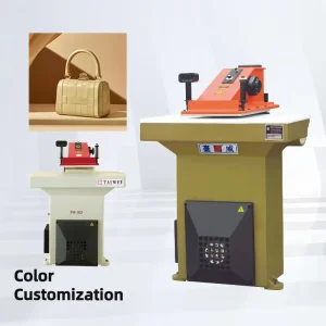Used Swing Arm Die Cutting Machine with Gear and Bearing 25 Ton 1 HP Motor for Leather Shoe Sole Production