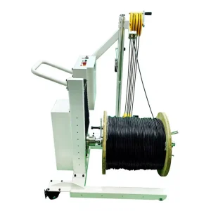 WP17 Cable Wire Prefeeder Machine Movable Lifting Servo Prefeeder Spool Reeling Machine