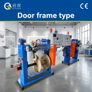 Wire Take-Up and Pay-Off Winding Machine for Different-Width Wire Reels