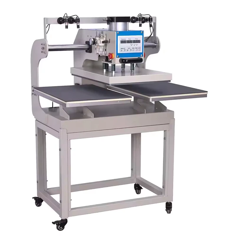 From TPE Lamination to Finished Garment Packaging Systems 3 YA 6040C Double Sided Station Automatic 16 x 24 Inch 40 x 60 cm Garment T Shirt Printing Heat Press Machine