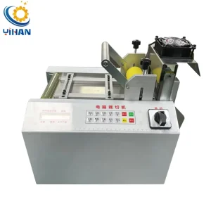 YH-100TB-H SKD11 High-Speed Steel 300W Nylon Tape Hot Cutting Machine for Braided Silicone and Nylon Tubes