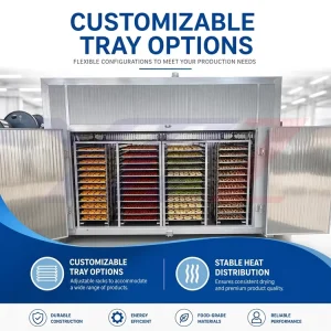 Yam and Cassava Heat Pump Dehydrator for Commercial Food and Vegetable Drying