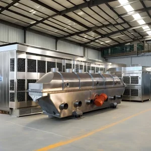 ZLG-2×10 Vibrating Fluidized Bed Dryer for Feed Pellets Food Powders and Chemical Raw Materials